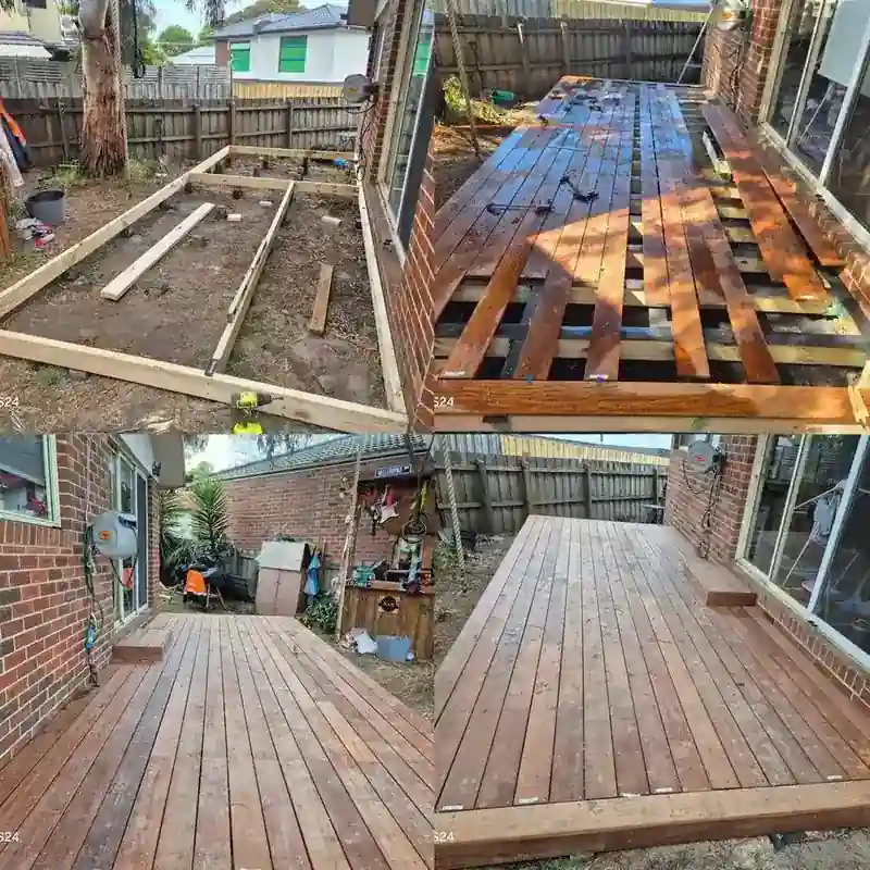 Deck build progress complete