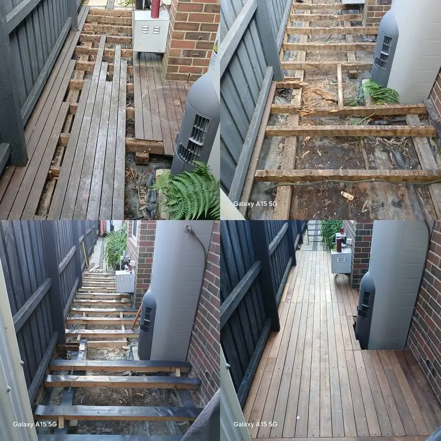 Deck restoration after