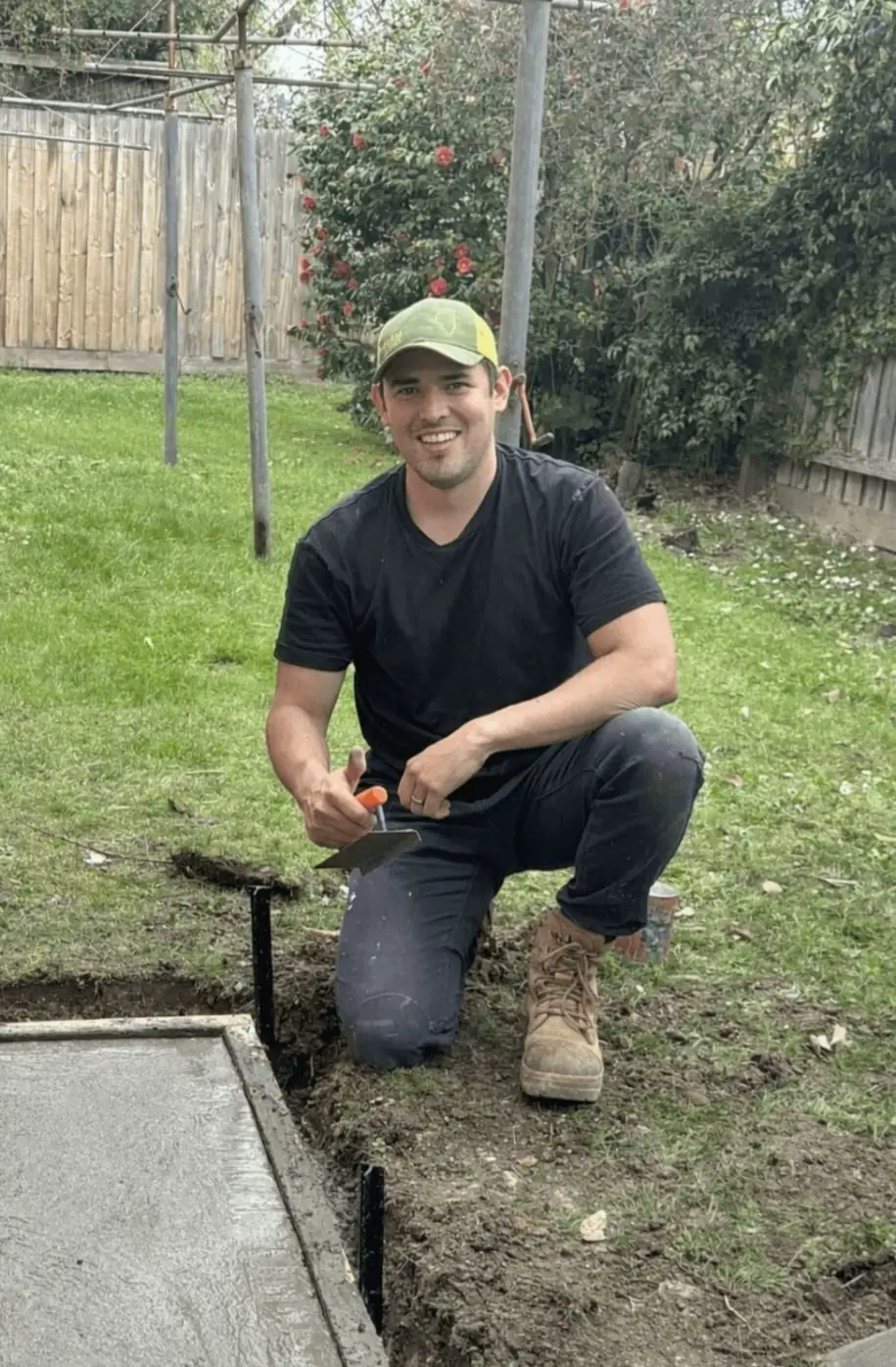 Eddie working